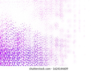 Light Purple, Pink vector template with circles. Modern abstract illustration with colorful water drops. Pattern for textures of wallpapers.