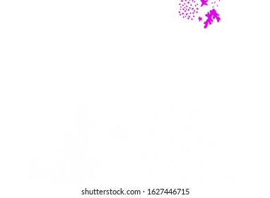 Light Purple, Pink vector template with chaotic shapes. Illustration with colorful gradient shapes in abstract style. Background for a cell phone.