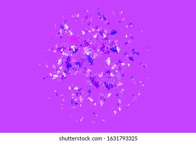 Light Purple, Pink vector template with chaotic shapes. Illustration with colorful gradient shapes in abstract style. Best smart design for your business.