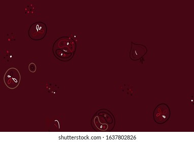 Light Purple, Pink vector template with organic meal. Illustration with set of fresh food in doodle style. Pattern for menu of cafes, bars, restaurants.