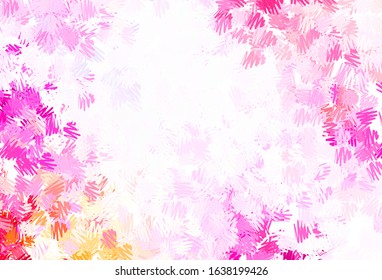 Light Purple, Pink vector template with repeated sticks. Colorful shining illustration with lines on abstract template. Template for your beautiful backgrounds.