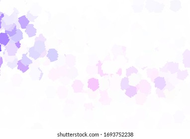 Plantilla vectorial rosa pálido con formas caóticas. Coloridas formas caóticas con degradado de estilo moderno. Diseño elegante para tapizados.