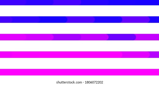 Púrpura claro, plantilla de vector rosa con líneas. Ilustración geométrica abstracta con líneas borrosas. Diseño inteligente para sus promociones.