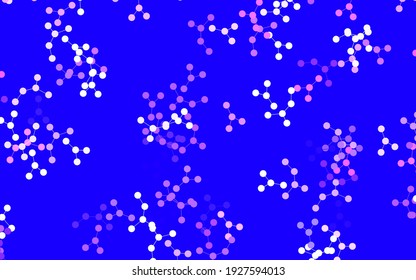 Light Purple, Pink vector template with artificial intelligence structure. Shining illustration with AI shapes on abstract template. Template for ads of intellect, innovations.
