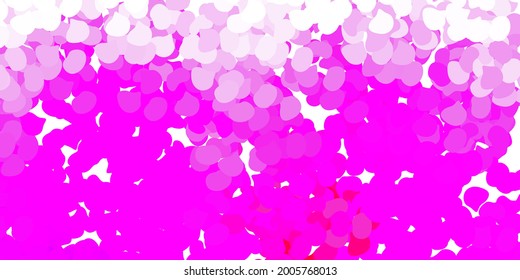 Light purple, pink vector template with abstract forms. Modern abstract illustration with gradient random forms. Modern design for your ads.