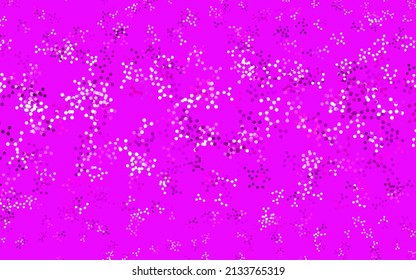 Light Purple, Pink vector template with artificial intelligence structure. Shining illustration with AI shapes on abstract template. Pattern for science, futuristic designs.