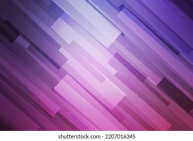 Hellviolett, rosafarbene Vektorvorlage mit Rhombus. Moderne abstrakte Illustration mit bunten Rechtecken. Muster für Werbespots.