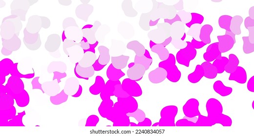 Light purple, pink vector template with abstract forms. Simple design in abstract style with gradient forms. Background for cell phones.