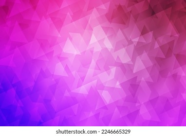 Púrpura claro, plantilla de vector rosa con rhombus. Ilustración con un conjunto de rectángulos coloridos. Patrón de anuncios comerciales, folletos, folletos