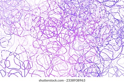 Light Purple, Pink vector template with chaotic shapes. Modern abstract illustration with colorful random forms. Modern design for your business card.