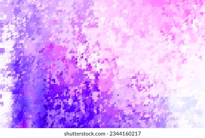 Light Purple, Pink vector template with rhombus. Rectangles on abstract background with colorful gradient. The template can be used as a background.