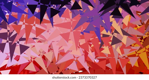 Light Purple, Pink vector template with abstract forms. Simple design in abstract style with gradient forms. Smart design for your business.