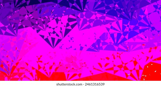 Púrpura claro, Plantilla de Vector rosa con formas abstractas. Formas abstractas coloridas con degradado en estilo simple. Diseño moderno para tus anuncios.