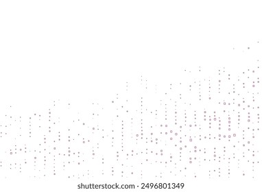 Púrpura claro, Plantilla de Vector rosa con estilo cuadrado. Ilustración abstracta moderna con rectángulos coloridos. Diseño inteligente para tu anuncio de empresa.