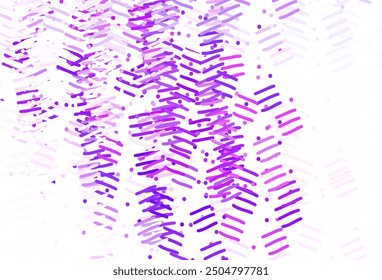 Light Purple, Pink vector template with repeated sticks. Modern geometrical abstract illustration with Lines. Best design for your ad, poster, banner.