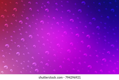 Light Purple, Pink vector template with circles. Blurred decorative design in abstract style with bubbles. Beautiful design for your business natural advert.