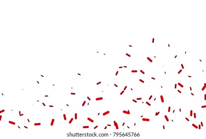Light Purple, Pink vector template with repeated sticks. Glitter abstract illustration with colored sticks. The pattern can be used for websites.