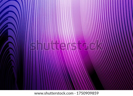 Light Purple, Pink vector template with bent lines. Brand new colorful illustration in curved style. Abstract design for your web site.
