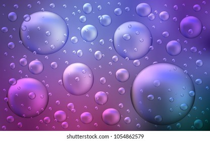 Light Purple, Pink vector texture with disks. Beautiful colored illustration with blurred circles in nature style. Beautiful design for your business natural advert.