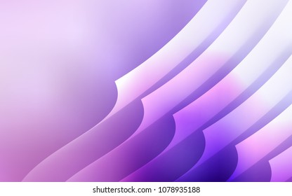 Light Purple, Pink vector texture with colored lines. Blurred decorative design in simple style with lines. Template for your beautiful backgrounds.
