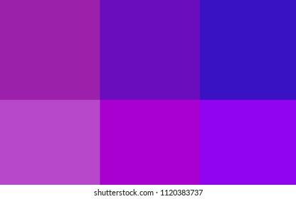 Light Purple, Pink vector texture with collection of colors. Colorful gradient set with collection of rainbow colors. Template of colors for smart designers.