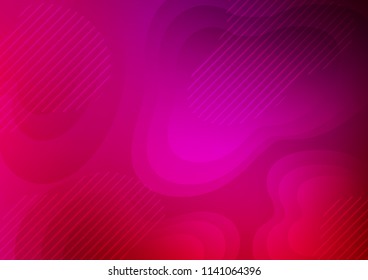 Light Purple, Pink vector texture with colored lines. Blurred decorative design in simple style with lines. The pattern can be used as ads, poster, banner for commercial.