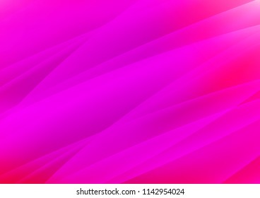 Light Purple, Pink vector texture with colored lines. Modern geometrical abstract illustration with staves. Smart design for your business advert.