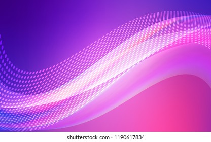Light Purple, Pink vector texture with disks, lines. Illustration with set of colorful abstract circles and lines. New template for your brand book.