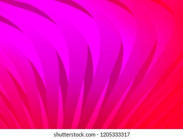 Light Purple, Pink vector texture with colored lines. Modern geometrical abstract illustration with staves. The pattern can be used as ads, poster, banner for commercial.