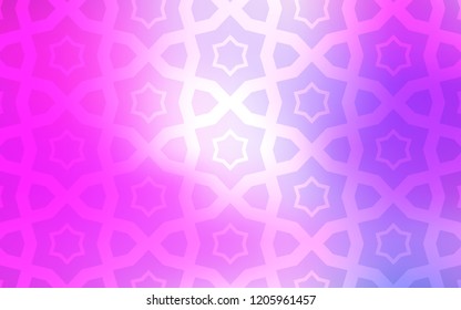 Light Purple, Pink vector texture with beautiful stars. Shining colored illustration with stars. Pattern for wrapping gifts.