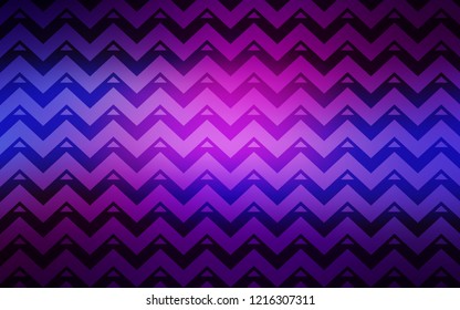 Light Purple, Pink vector texture with triangular style. Triangles on abstract background with colorful gradient. Best design for poster, banner.
