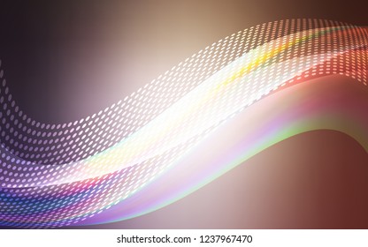 Light Purple, Pink vector texture with disks, lines. Illustration with set of colorful abstract circles and lines. Pattern for beautiful websites.