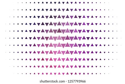 Light Purple, Pink vector texture in triangular style. Decorative design in abstract style with triangles. Template for wallpapers.