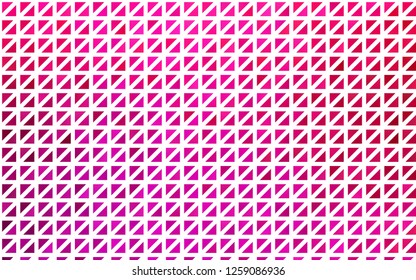 Light Purple, Pink vector texture in triangular style. Abstract gradient illustration with triangles. Smart design for your business advert.
