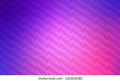 Light Purple, Pink vector texture with colored lines. Lines on blurred abstract background with gradient. Best design for your ad, poster, banner.