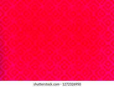 Light Purple, Pink vector texture with lines, rhombuses. Modern geometric abstract illustration with lines, squares. Pattern for business booklets, leaflets.