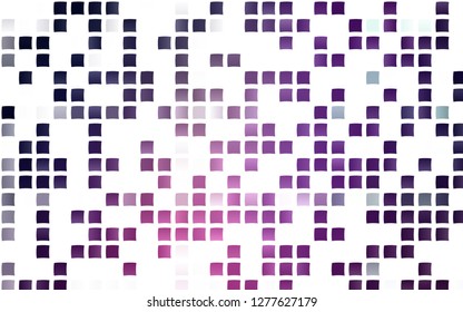 Light Purple, Pink vector texture in rectangular style. Abstract gradient illustration with rectangles. Modern template for your landing page.
