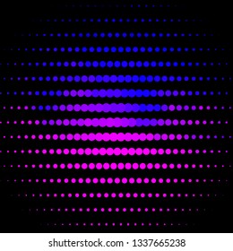 Light Purple, Pink vector texture with circles. Illustration with set of shining colorful abstract spheres. Pattern for booklets, leaflets.