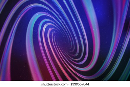 Light Purple, Pink vector texture with milky way stars. Space stars on blurred abstract background with gradient. Smart design for your business advert.
