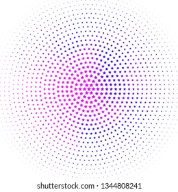 Light Purple, Pink vector texture with beautiful stars. Colorful illustration in abstract style with gradient stars. Best design for your ad, poster, banner.
