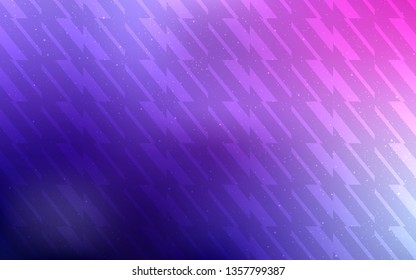 Light Purple, Pink vector texture with colored lines. Modern geometrical abstract illustration with Lines. Best design for your ad, poster, banner.