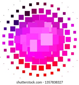 Light Purple, Pink vector texture in rectangular style. Illustration with a set of gradient rectangles. Pattern for commercials, ads.