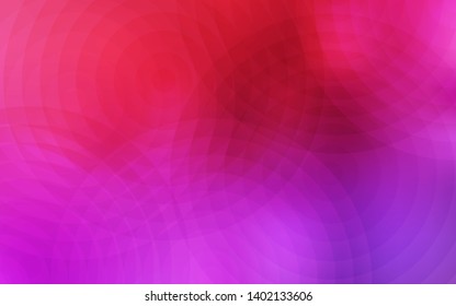Light Purple, Pink vector texture with disks. Glitter abstract illustration with blurred drops of rain. Pattern can be used for beautiful websites.