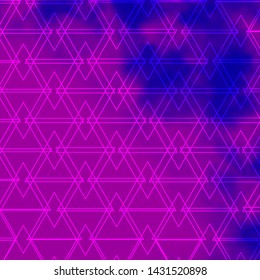 Light Purple, Pink vector texture with lines, triangles. Smart design in abstract style with gradient triangles. Best design for posters, banners.