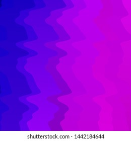 Light Purple, Pink vector texture with curves. Colorful geometric sample with gradient curves.  Best design for your ad, poster, banner.