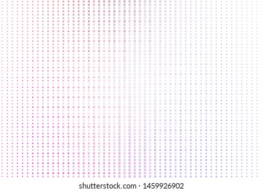 Light Purple, Pink vector texture with disks. Modern abstract illustration with colorful water drops. Pattern for futuristic ad, booklets.