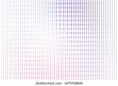 Light Purple, Pink vector texture with disks. Blurred decorative design in abstract style with bubbles. Pattern for textures of wallpapers.