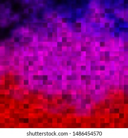 Light Purple, Pink vector texture in rectangular style. Abstract gradient illustration with rectangles. Best design for your ad, poster, banner.