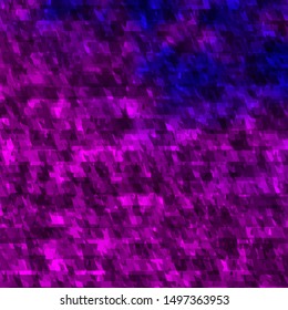 Light Purple, Pink vector texture with lines, triangles. Smart design in abstract style with gradient triangles. Pattern for commercials.