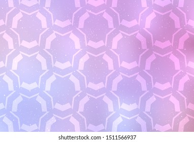 Light Purple, Pink vector texture with wry lines. An elegant bright illustration with gradient. Template for cell phone screens.